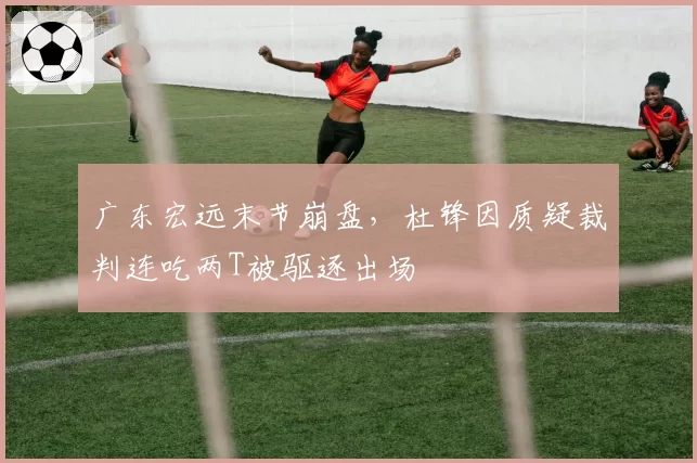 广东宏远末节崩盘,杜锋因质疑裁判连吃两T被驱逐出场